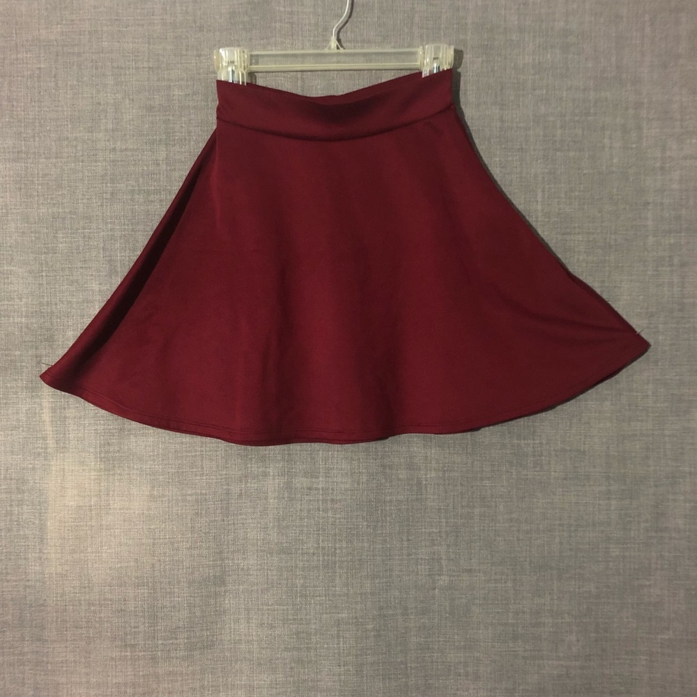 Red Skater Circle Skirt